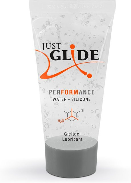 Just Glide Gleitgel Performance auf Wasserbasis mit Silikonanteilen - Bild 1