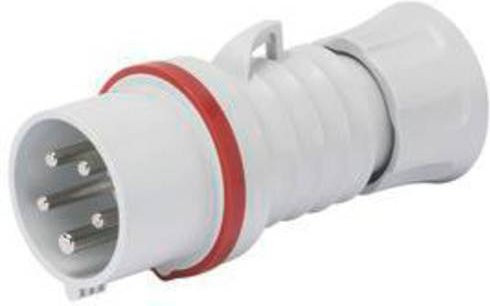 Gewiss GW60020FH CEE Stecker 32A 5polig 400V in Weiß - Bild 1