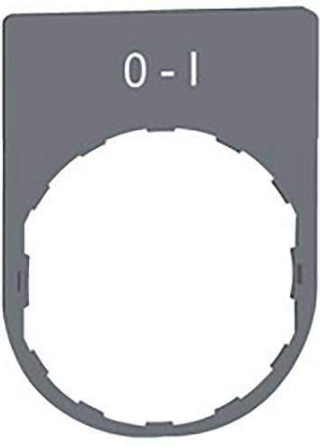 Schneider Electric ZBYP2178C0 Schildträger, 10 Stück, Grau, Kunststoff - Bild 1