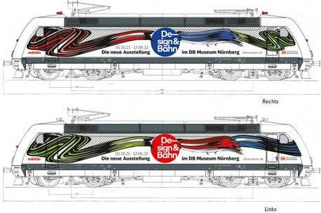 MiniTrix N E-Lok BR 101 der Deutschen Bahn AG Design&Bahn - Bild 1