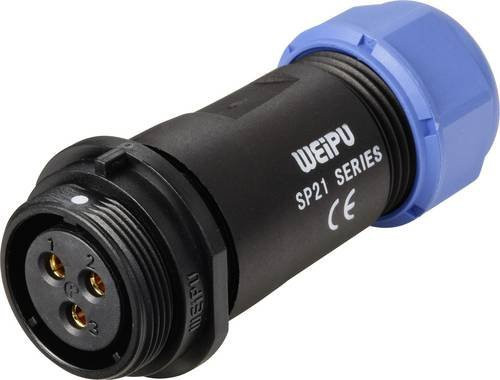 Weipu SP2111 Rundstecker Buchse Serie 3, gerade, multicolour - Bild 1