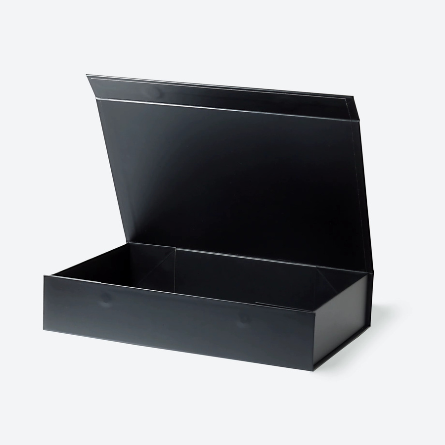 Geotobox Faltbare Geschenkbox aus Pappe mit Magnetdeckel, Farbe: Weiß, B/T/H: 30,5 x 20,3 x 6,4 cm - Bild 2