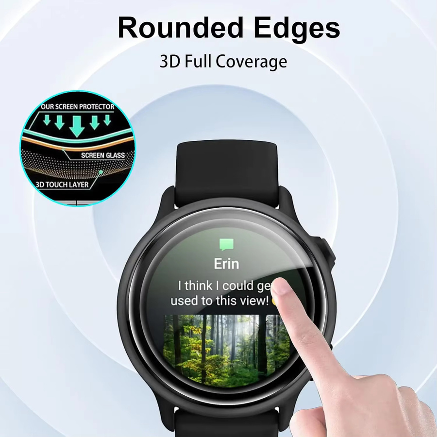 OAKCHARM Displayschutzfolie für Garmin vivoactive 6, transparente TPU-Folie zur vollständigen Abdeckung deiner Smartwatch - Bild 3