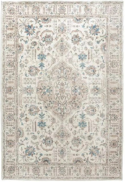 Wucifang Shoes Boho Teppich Vintage Streifenmuster, Waschbar und Rutschfest, B/B: 60 x 40 cm, Mehrfarbig - Bild 1