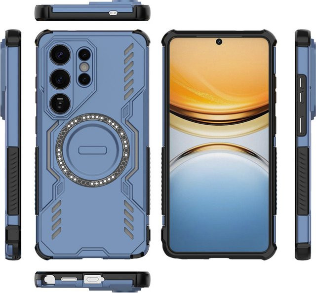 Samsung Galaxy S26 Ultra Schutzhülle mit Wärmeableitung und magnetischem kabellosem Laden in Blau oder Lila - Bild 1