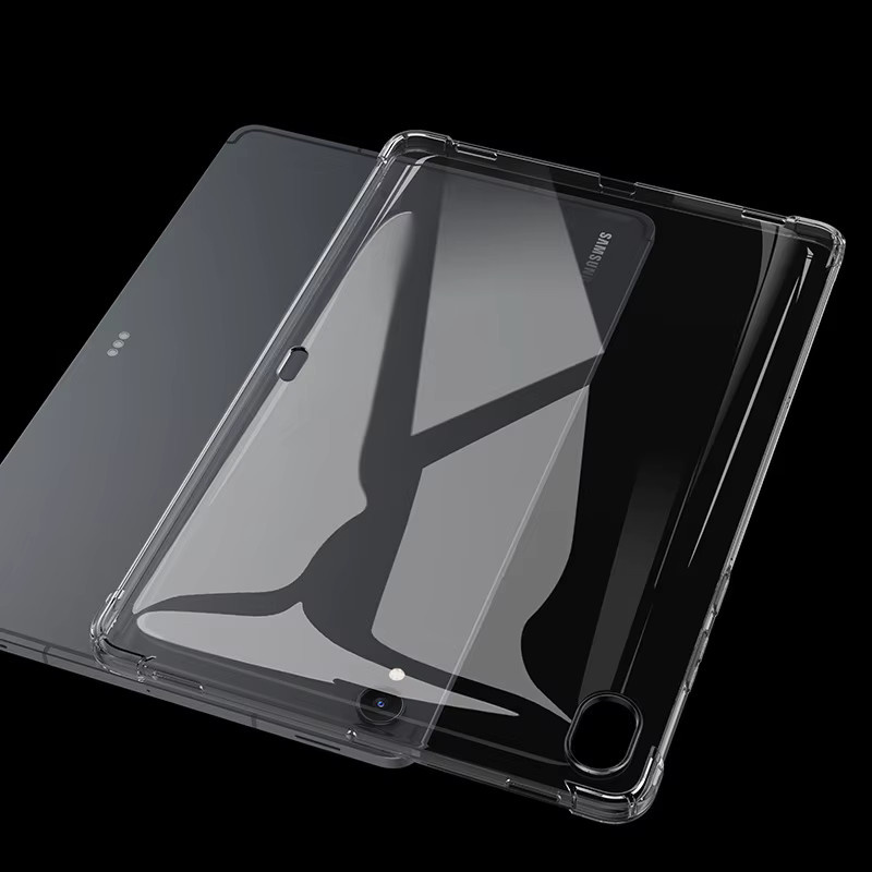 Samsung Galaxy Tab S11 11 Zoll Schutzhülle aus weichem Silikon TPU mit Stifthalter in Transparent - Bild 3