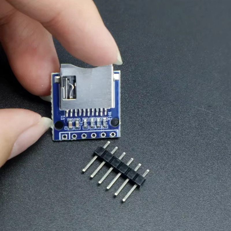 4er-Set Micro SD Speichererweiterungsplatine Mini TF Karte Speicherschutzmodul für Arduino in Blau - Bild 2