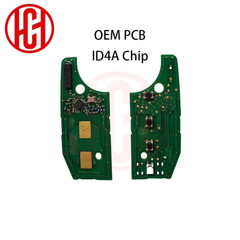 Original 4A Chip PCB MQB48 Auto Fernbedienung Schlüssel 433 MHz für Jeep Renegade 2016 2017 2018 von HARLESON - Bild 2