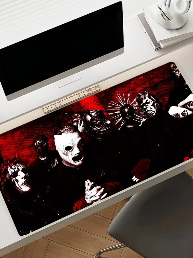 Slipknot Es Band Mauspad rutschfeste Schreibtischunterlage in Multicolour für Gamer und Büro - Bild 7