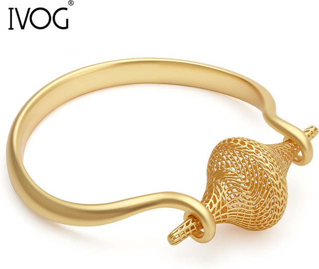 IVOG Armreif, Messing, Gold, Damen - Bild 1
