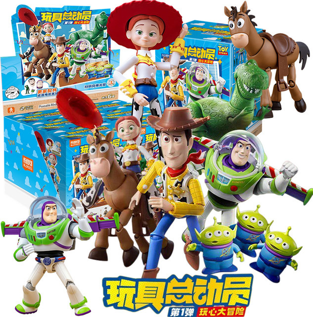 Blokees Disney Toy Story Elite Edition Woody Buzz Lightyear Actionfigur - Bild 1