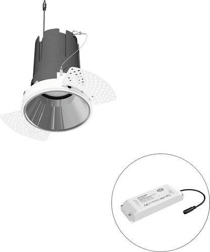 EVN LED-Deckenstrahler F02R11SM2530L15P in Weiß, rund und verstellbar - Bild 1