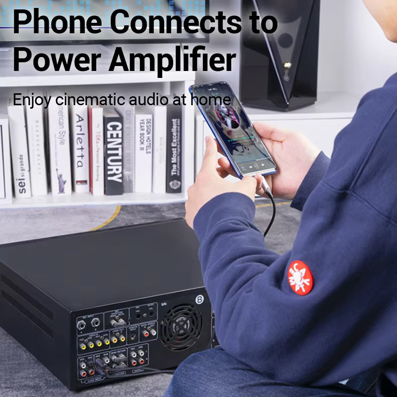 Vention USB-C auf 2RCA Audiokabel Splitter für Lautsprecher, Aux und Verstärker - Bild 2