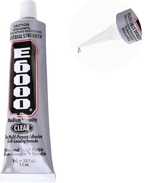 E6000 Klarer Kontaktklebstoff für DIY Diamantmalerei, Schmuckherstellung und Bastelarbeiten in Transparent - Bild 1