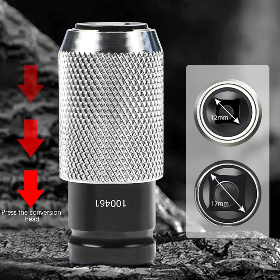 Stookits Bohrhammer-Adapter Set mit Schlagbohrer-Bits in Silber zur Konvertierung von Elektro-Bohrschraubern und Elektro-Hammern - Bild 5