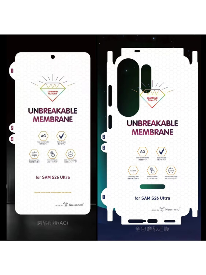 Samsung Soft-Hydrogel-Displayschutz Matte unzerbrechliche Membran-Folie für Galaxy S26 Ultra S25 S24 Plus Transparent - Bild 5