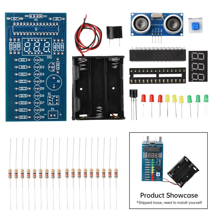 Gaqqee Ultraschall-Abstandssensor DIY-Kit zur Entfernungsmessung mit 4,5–6V Spannung - Bild 2