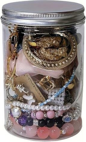 Schmuckset Damen, Vintage, Silber, Perle - Bild 1