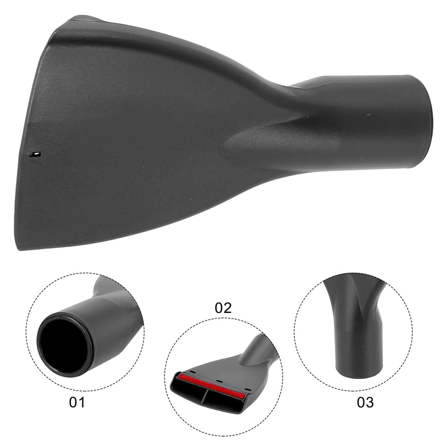 LEENKEA Fugendüse und Flachdüse für Sofa-Staubsauger in Schwarz mit Innendurchmesser 32 mm und 35 mm - Bild 3