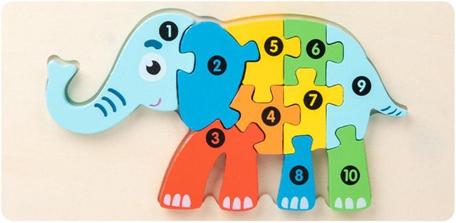 Topmix 3D Holzpuzzles Zeichentricktiere, Holzpuzzle, ab 14 Jahre - Bild 1