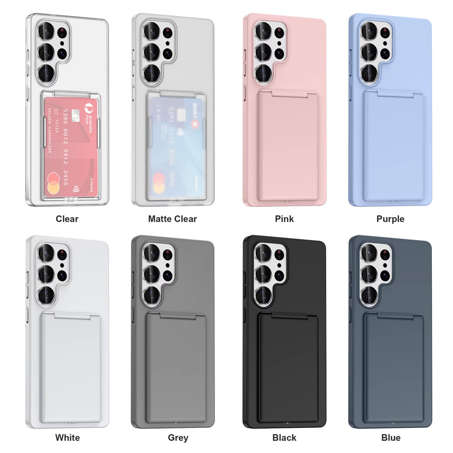 Samsung Handyhülle mit Kartenfach und Standfunktion als Brieftasche für Galaxy S26 Ultra, S25 Edge, S23 und S24 Plus in Lila - Bild 6
