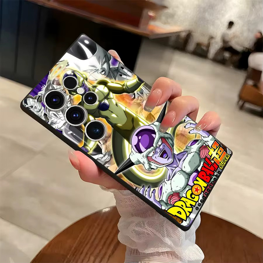 Dragon Ball Super Saiyajin Gott Handyhülle für Samsung Galaxy S25 Edge S24 Plus S23 Ultra S21 FE S20 in Schwarz - Bild 2
