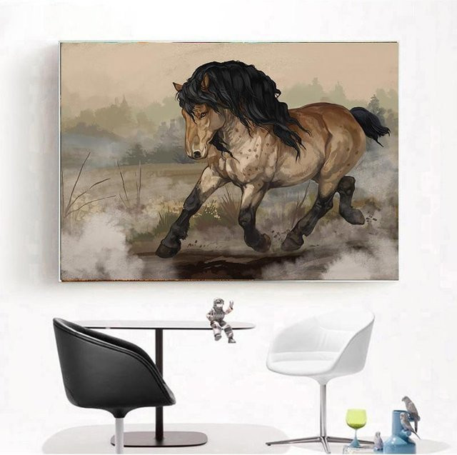 FIYO 5D DIY Diamantmalerei Abstract Illustration mit quadratischen Bohrern, Mehrfarbig, B x H: 20 x 30 cm - Bild 1