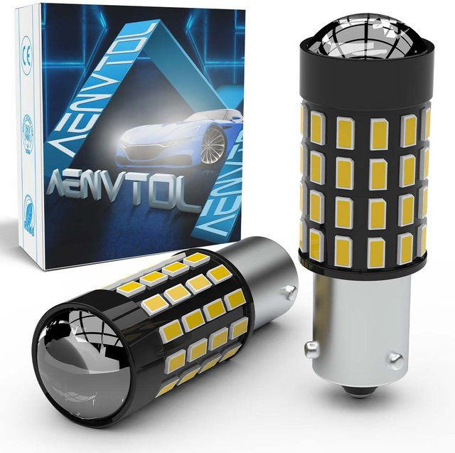 AENVTOL 2er Set Canbus BAY9S H21W LED Rückfahrscheinwerfer für Citroen C5 X7, Renault Scenic II und Opel Astra J - Bild 1