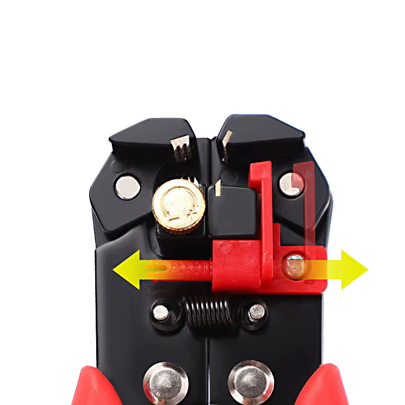Multifunktionale Abisolierzange von TQLQ in Rot als automatische Kombination und Crimpzange für Elektriker - Bild 5