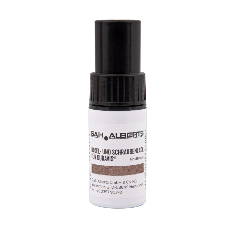 GAH Alberts Duravis Nagel- und Schraubenlack Farbe Rostbraun 9 ml - Bild 2