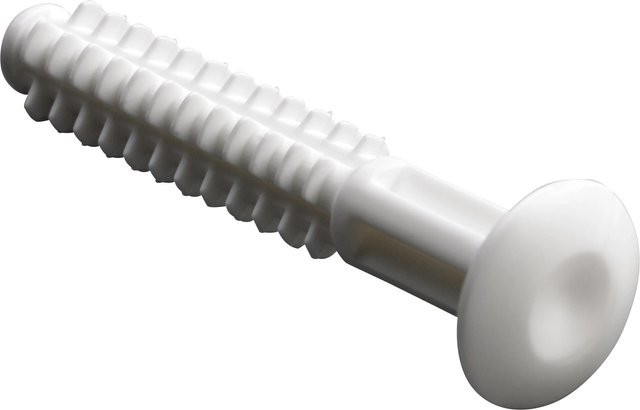 Hettich Kunststoff-Einschlagdübel aus Nylon in Weiß, Durchmesser: 6,9 mm, Länge: 39 mm, 16 Stück - Bild 1