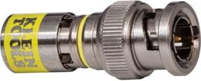 Klein Tools BNC-Kompressionsstecker RG6/6Q Universal, Silber, 10-teilig - Bild 1