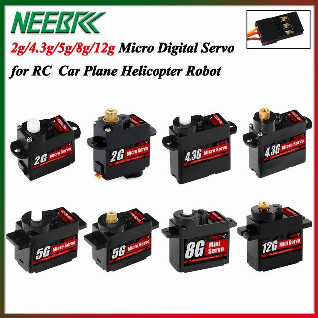 NEEBRC Digital Micro Servo für RC Mini Auto Flugzeug Drone Hubschrauber - Bild 1