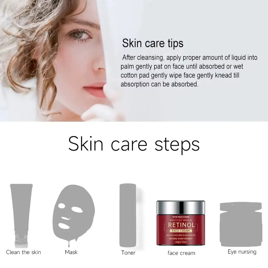 YOUNGCOME Retinol Gesichtscreme, Unisex - Bild 3