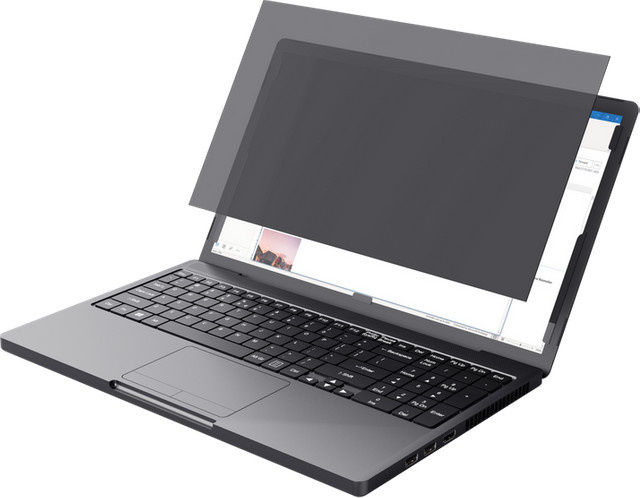 Trust Primo Blickschutzfilter für 15,6-Zoll-Laptops in Schwarz - Bild 1