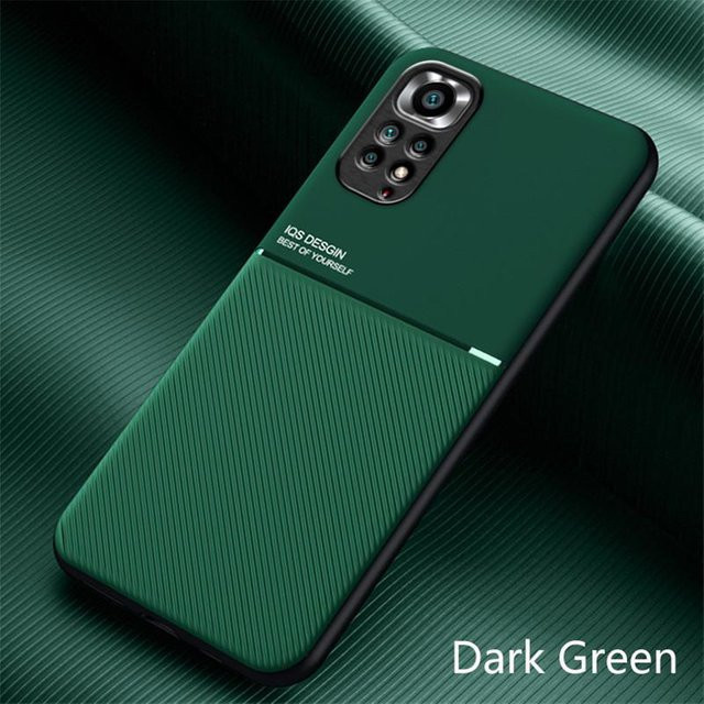 Xiaomi Skin Touch PU-Lederhülle für Redmi Note 14 5G Luxus Hartschalengehäuse in Grün - Bild 1