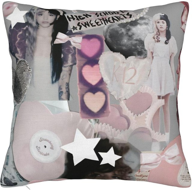 JMG Clothing Melanie Martinez Hades Album Kissenbezug, Mehrfarbig, Breite: 30 cm, Tiefe: 30 cm, Höhe: 30 cm - Bild 1
