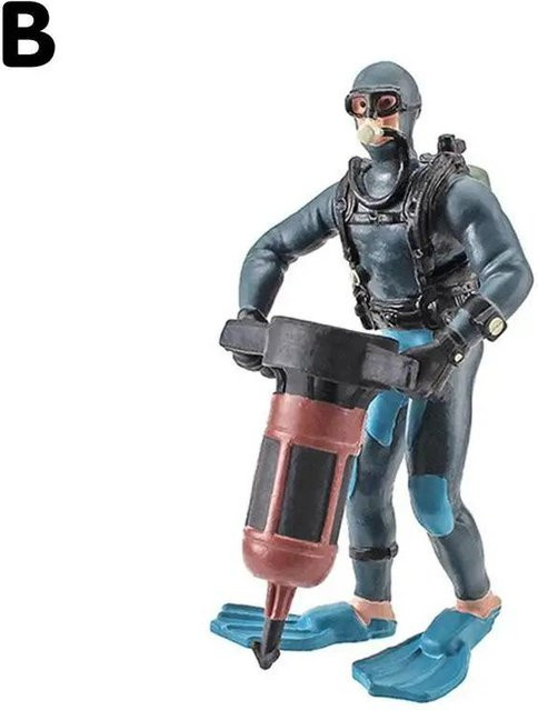 BC Pet Supplies Meeresboden Erkundung Taucher Szene, Miniaturfiguren, Kunststoff, Bunt / Mehrfarbig - Bild 1