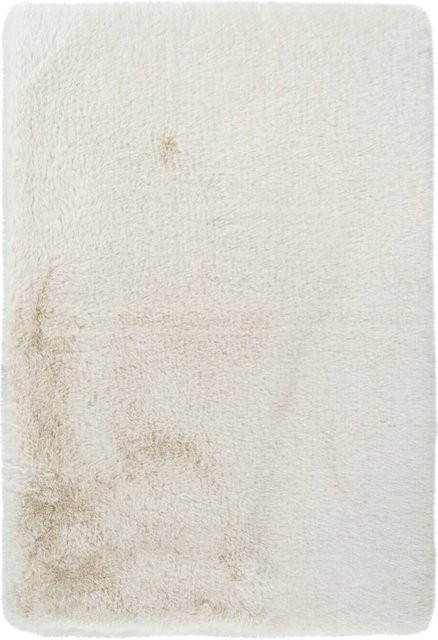 Kayoom Hochflorteppich Badematte Rabbit in Weiß, B/H/L: 40 x 3,5 x 60 cm - Bild 1
