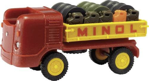 Mehlhose LKW Modell VEB Multicar M21 mit Fassladung Minol im Maßstab H0 - Bild 1