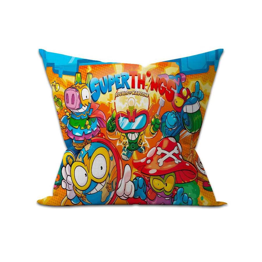 Potdemiel Kissenbezug mit Cartoon-Super-Zings-Motiv, Mehrfarbig, B/H: 45 x 45 cm - Bild 5