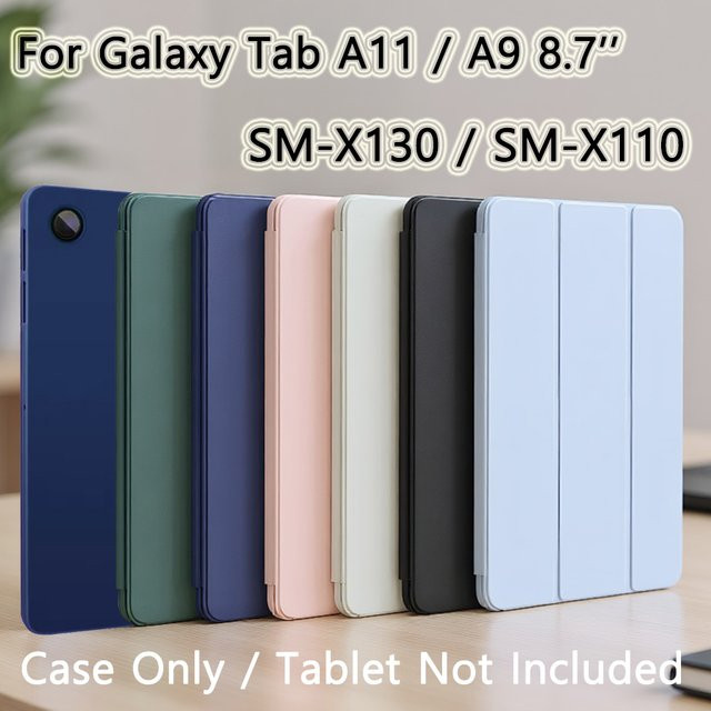 Magnetische Flip Smart Cover für Samsung Galaxy Tab A11+ / A9+ 8,7'' 2025 (SM-X130, SM-X136, SM-X110, SM-X115) in Blau - Bild 1