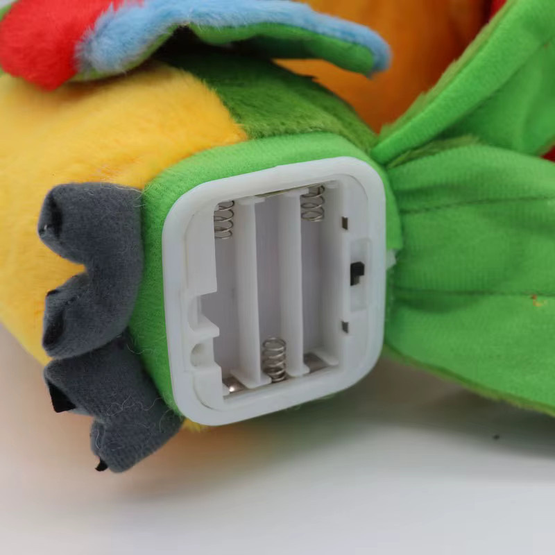 Andralyn Sprechender Ara-Papagei, Stofftier-Plüschtier, elektronische Aufzeichnung, animierter Vogel - Bild 3