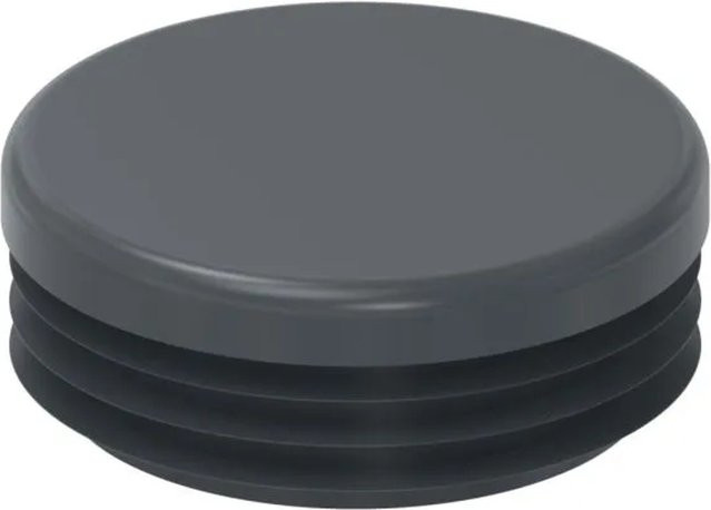 FeNau Einsteckkappe aus Kunststoff für Rohr Ø 42,4 mm, Wandstärke 1,0-2,0 mm, Farbe Anthrazit RAL 7016 - Bild 1