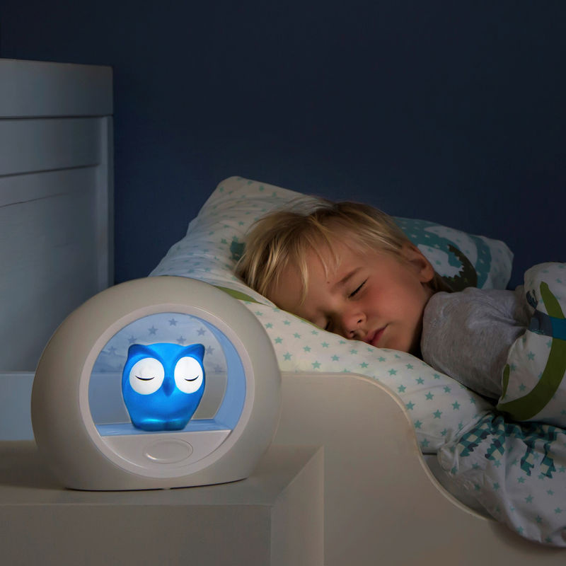 Zazu Nachtlicht Eule Lou Blau mit Bewegungssensor und Dimmfunktion aus Silikon für das Kinderzimmer - Bild 3