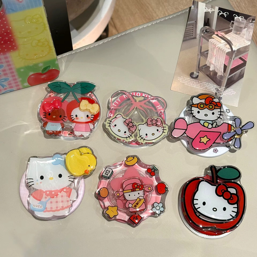 Sanrio Magnetischer Telefonhalter für MagSafe, Kawaii Acryl-Ständer und faltbare Handyhülle, Multicolour - Bild 2