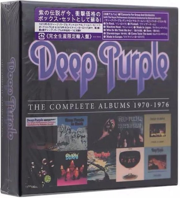 Deep Purple Complete 1970-1976 CD-Boxset von Rhino mit 10 CDs - Bild 1