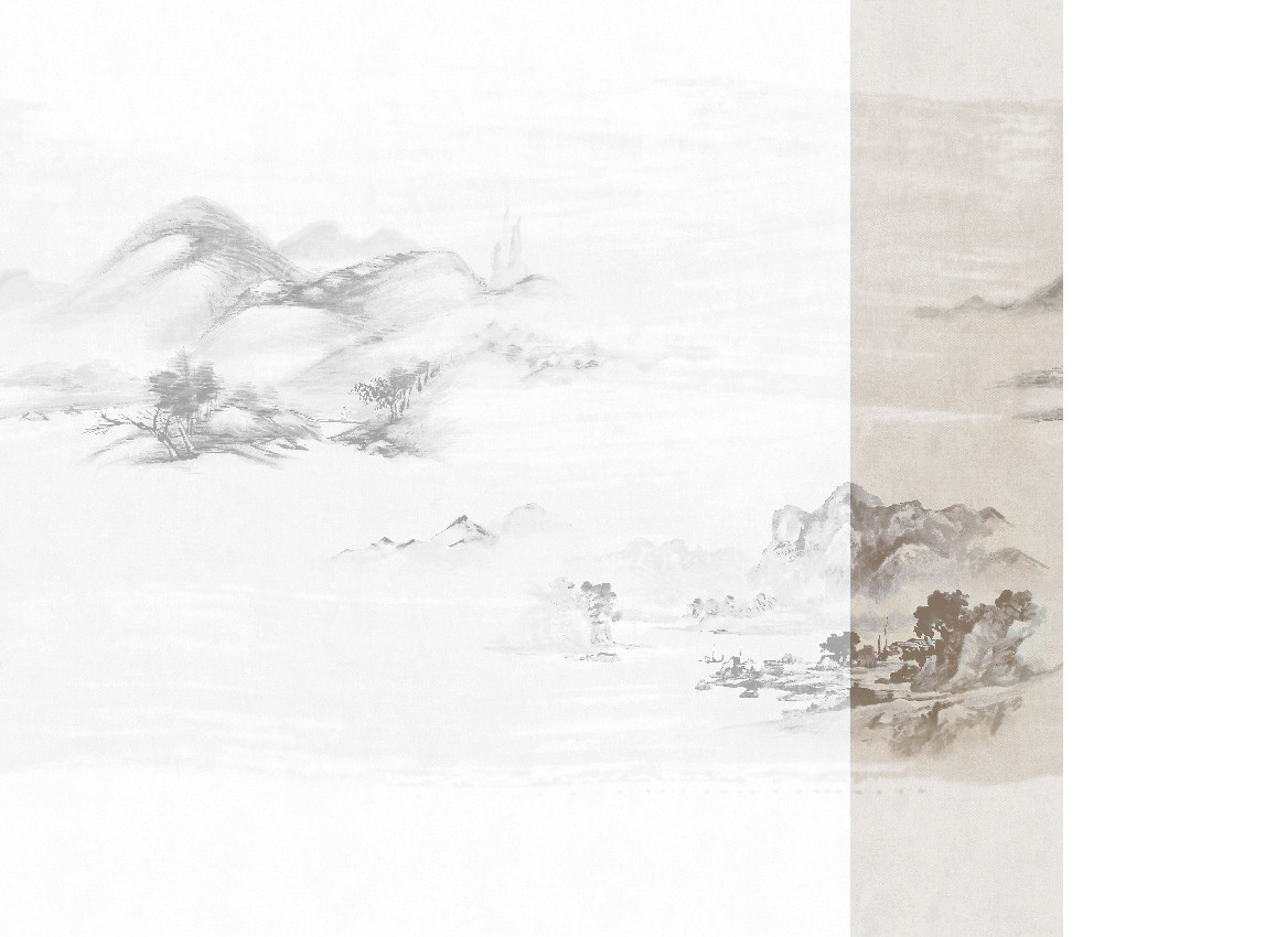 Jannelli & Volpi Mural Kawa Neutral Panel 5 Wandpaneel aus Vinyl in Grau - Bild 1