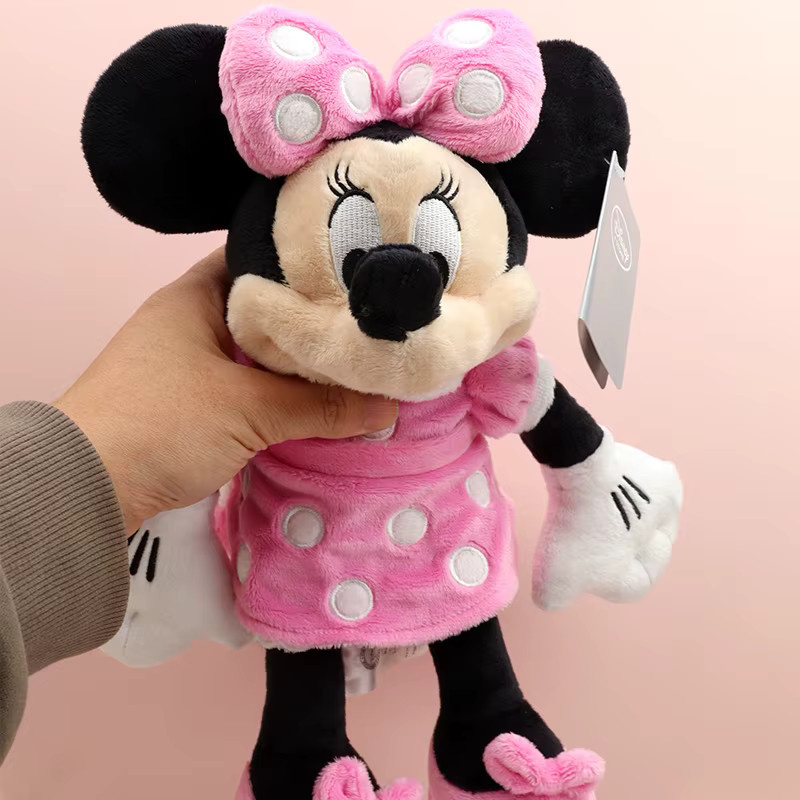 Bandai Disney Minnie Maus Plüschtier, Rosa, 30cm - Bild 4