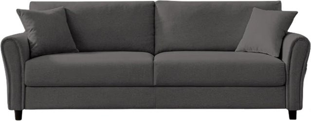 HTI-Living Sofa Valeria Zweisitzer Grau gepolstert - Bild 1